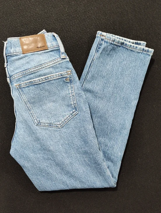 Madewell Women's The Perfect Vintage Jean Mid Rise Med Indigo Wash Jeans, 23P - Picture 1 of 13